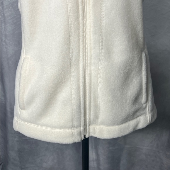 Exertek Cream Fleece Full Zip Vest with Pockets - Medium - Picture 7 of 10